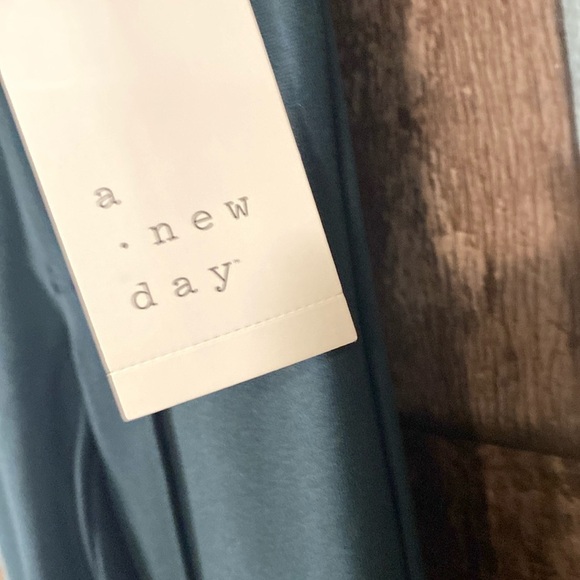 A new day green stretch high waisted flare slacks - Picture 9 of 16